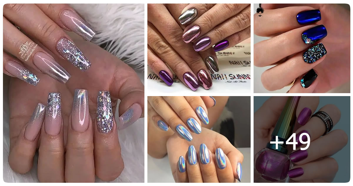 49 Cute Metallic Nail Design Ideas That Will Have Your Nail Artist Busy For the Foreseeable Future