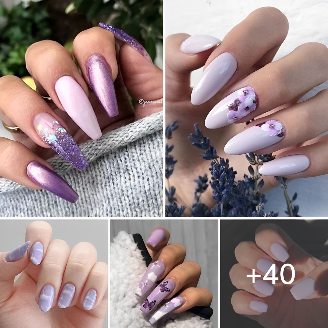 40+ Stunning Purple Nails Inspiration Images + Tendencies