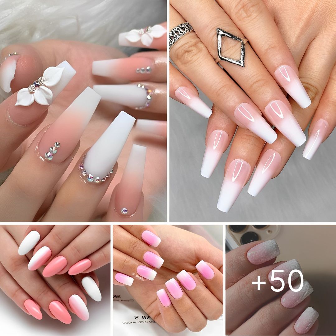 Best White Ombre Nails For Women