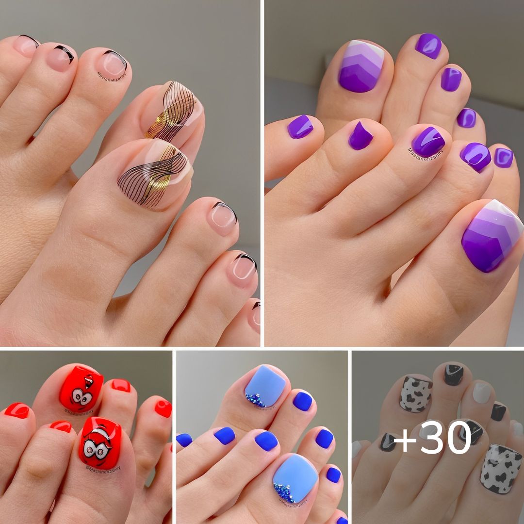 30 Cute Summer Toe Nail Designs To Make Your Feet Adorable