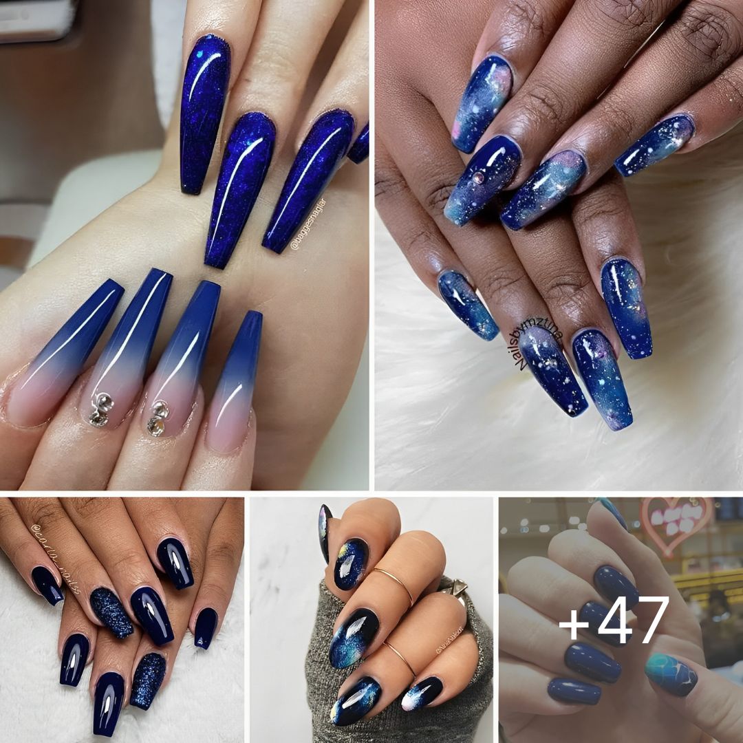 47+ Beautiful Blue Nail Designs for a Daring and Lovely Look