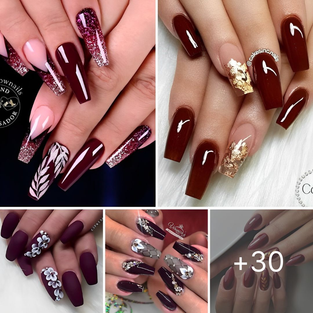 30 Burgundy Nail Designs To Awaken Your Inner Seductive