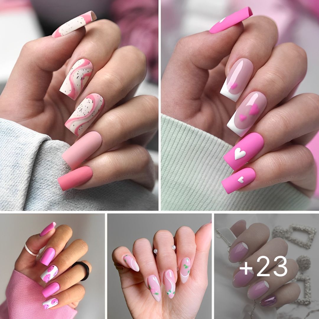 23+ Classic Pink and White Nails + Cute Pink and White Nail Designs To Copy