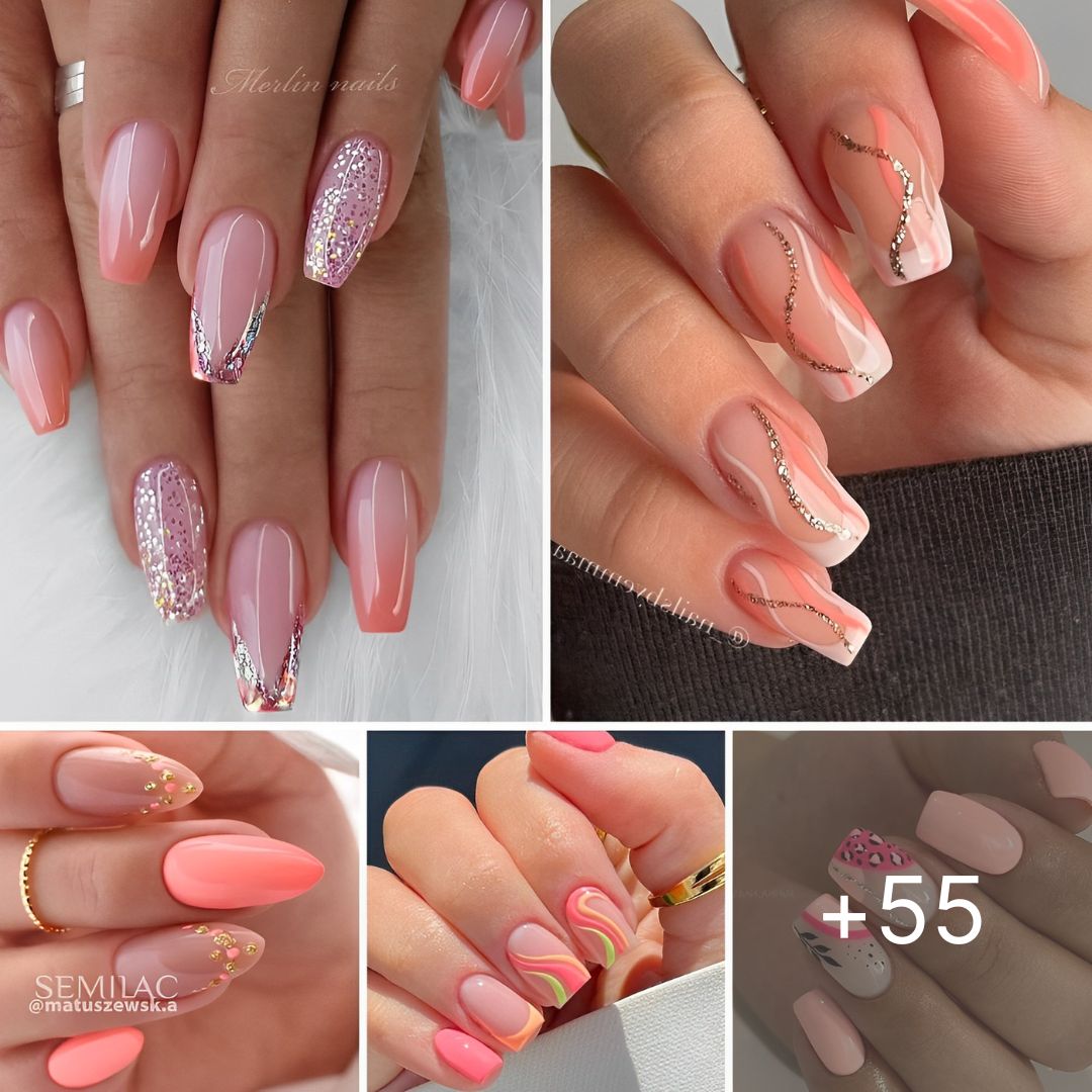 55 Candy Peach Nail Designs to Brighten Up Your Summer season Look