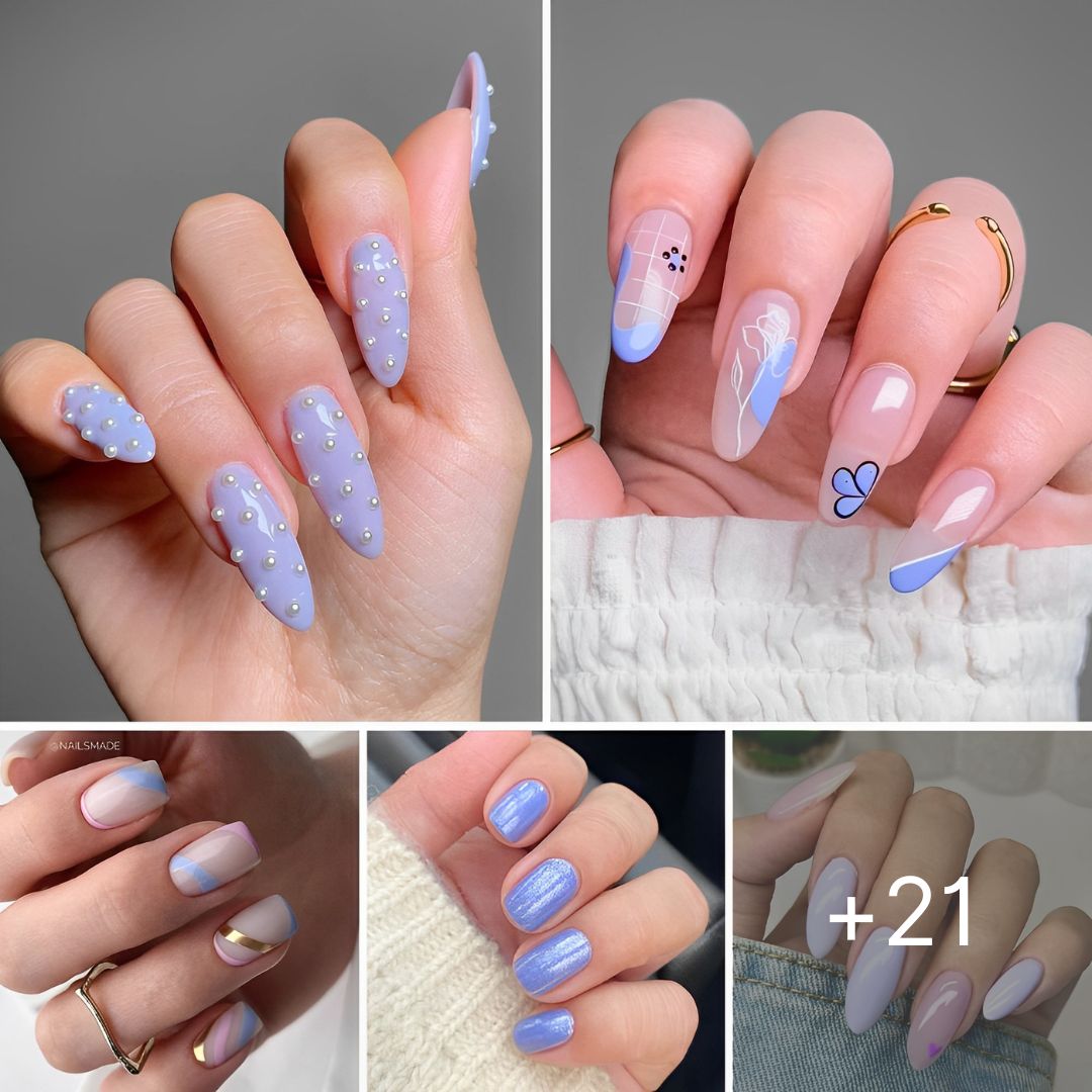 21+ Perfect Periwinkle Nails for Spring & Summer