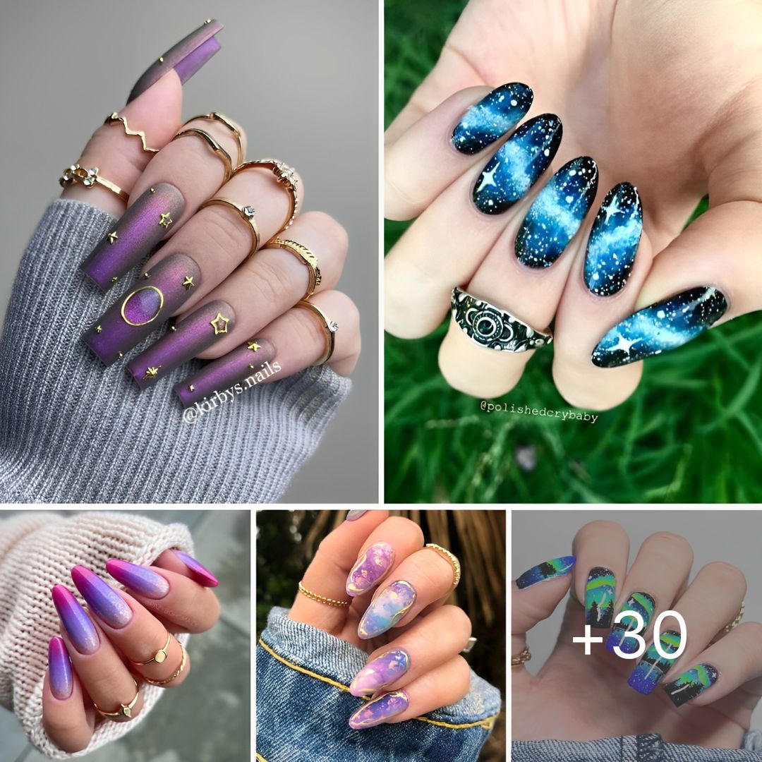 30 Incredibly Breathtaking Galaxy Nails That Take Your Manicure Up A Notch