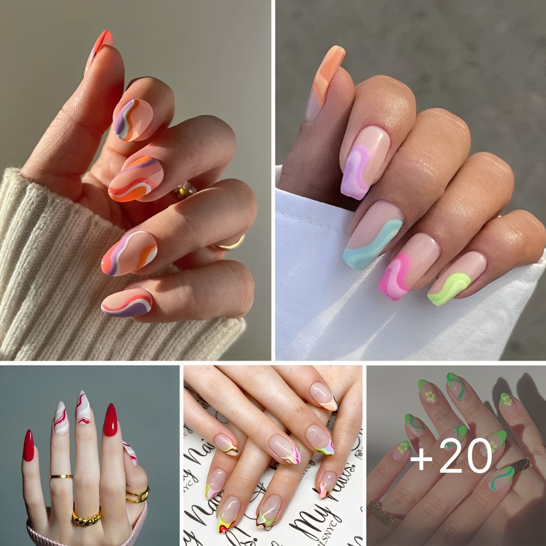 The Best Suммer Waʋy Nail Ideas 2023