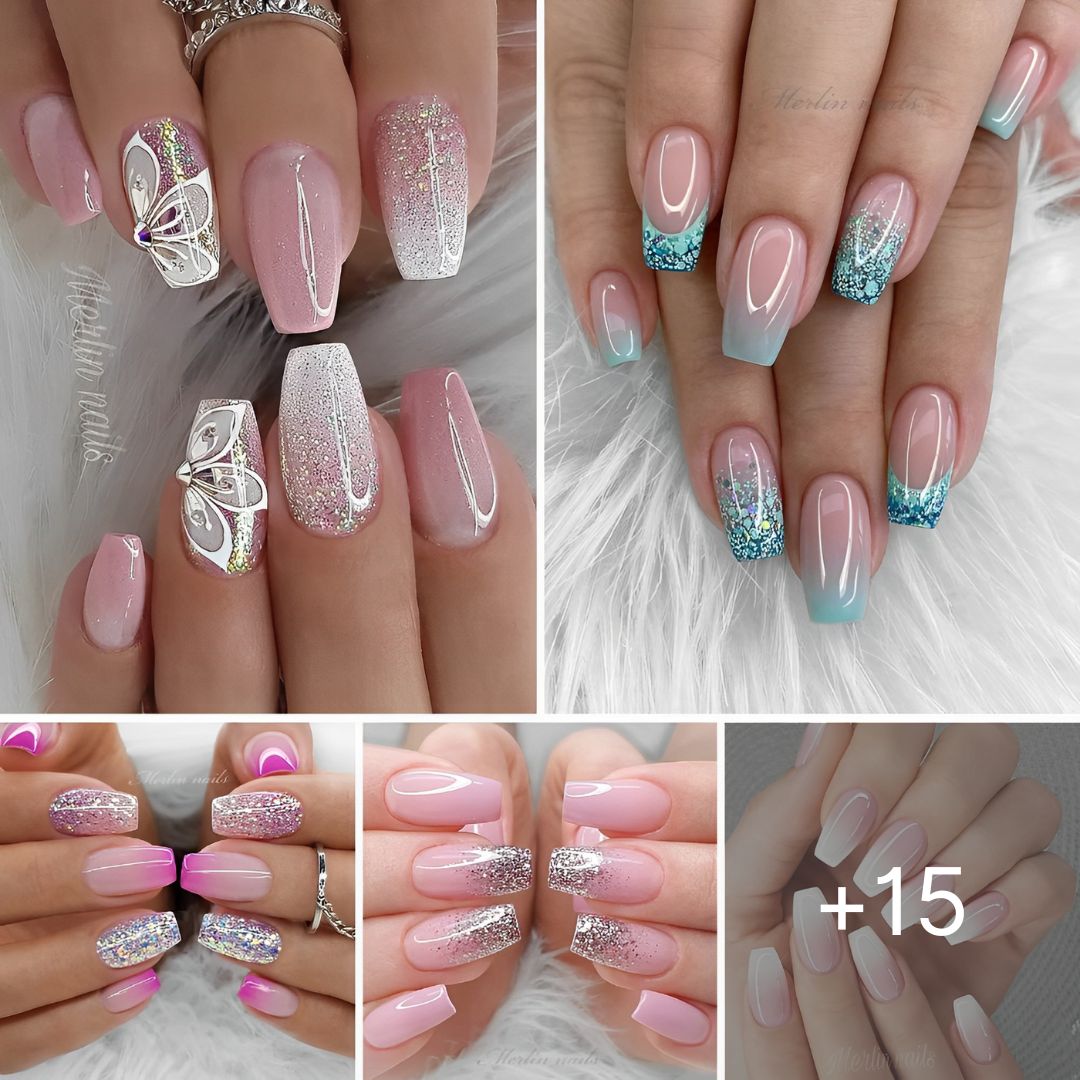 15 Ombre Wedding Nails Designs Ideas