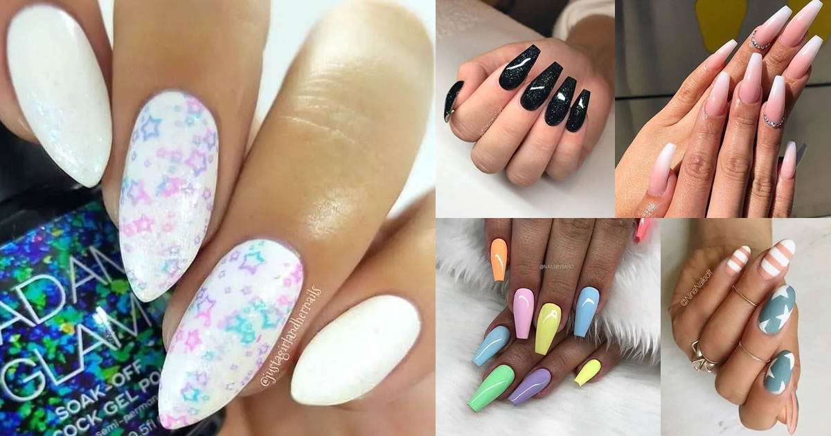 50 Colorful Ideas for Beautiful Long Nail Designs that You Will Love