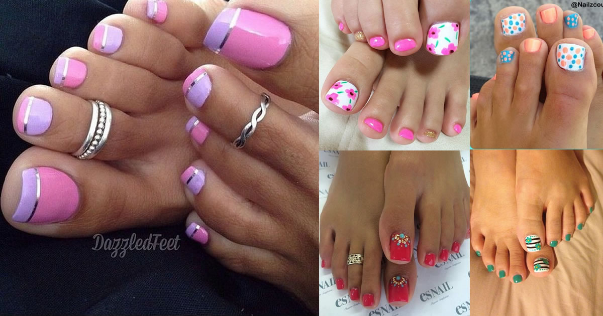 50 Pretty Toe Nail Art Ideas