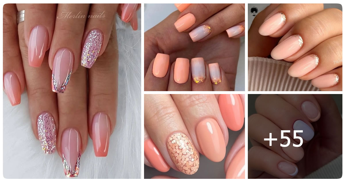 55 Sweet Peach Nail Designs to Brighten Up Your Summer Look