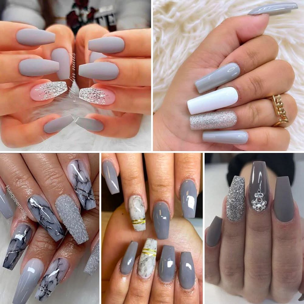 25 ѕtᴜппіпɡ Gray паіɩ Designs to Elevate Your Style Effortlessly.