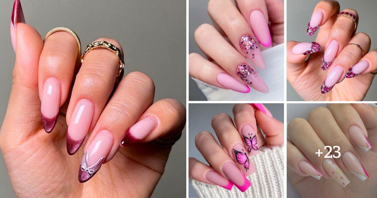 27 Captivating Pink French Tips Nails Every Girl Should Try