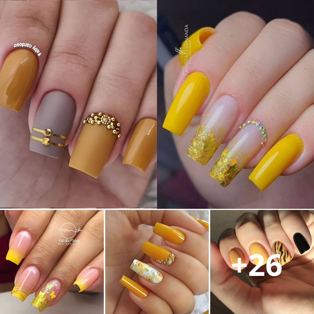 26 Gorgeous Yellow Manicures To Make You A Model