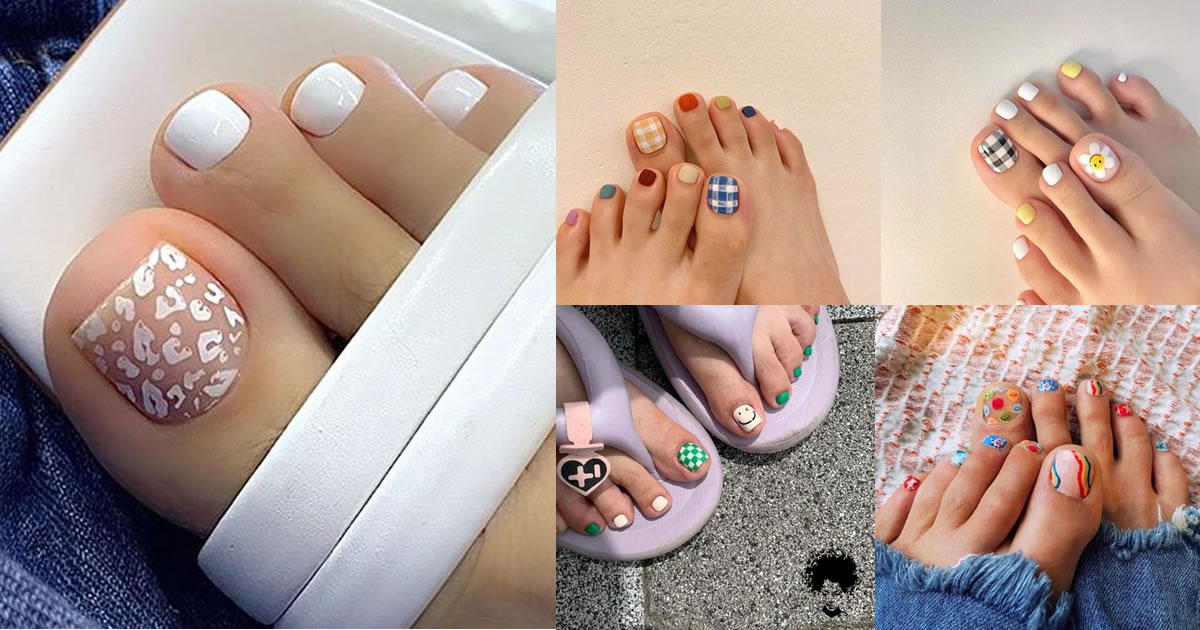 50+ Cute & Easy Toe Nail Deisgns for Summer 2023