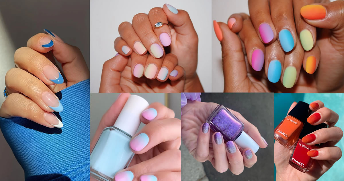 68 Cool Summer Ombré Nails to Try This Year