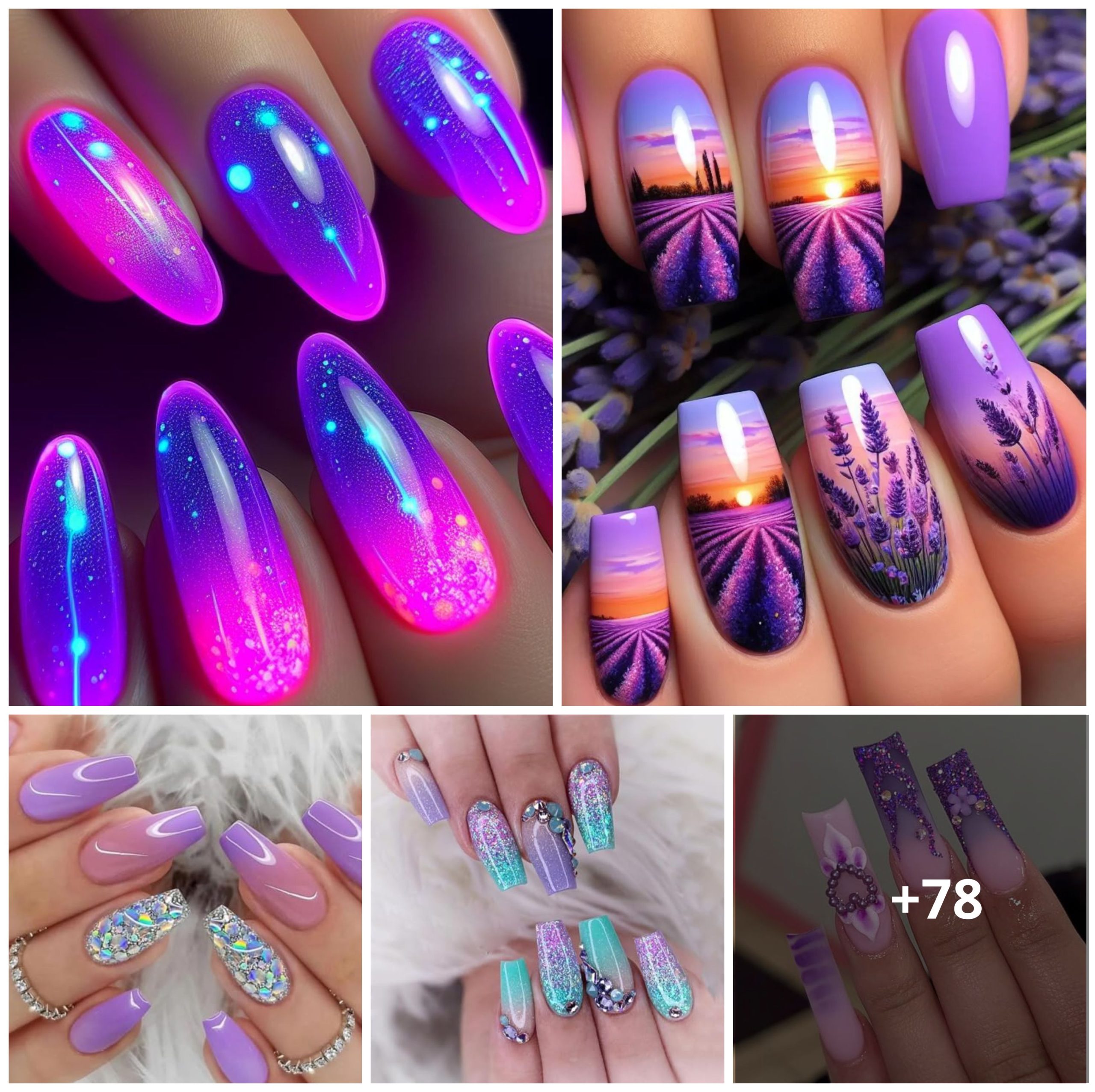 43 Purple Nail Designs to Flaunt Your Unique Style in 2024!