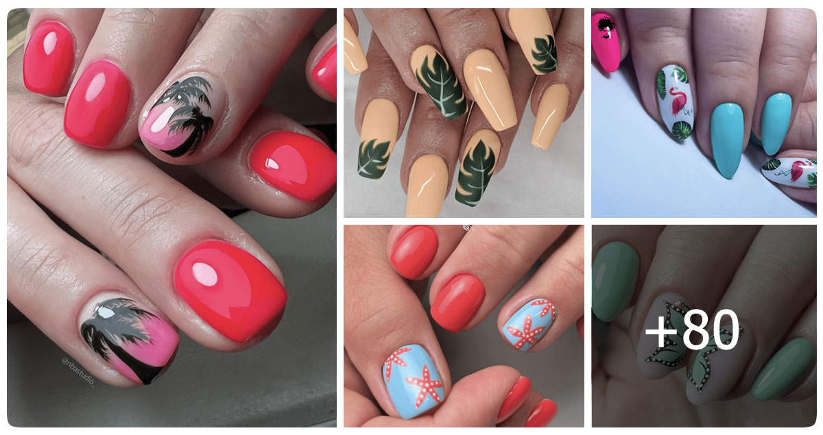 80 Summer Nail Art Designs For A Fun & Fab Manicure