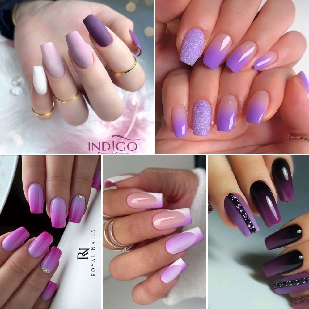 57+ ѕtᴜппіпɡ Purple паіɩ Designs That Exude Elegance and Charm.