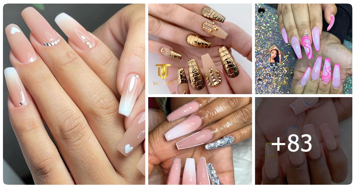 83 Outlined Coffin Nail Designs to Try in 2023