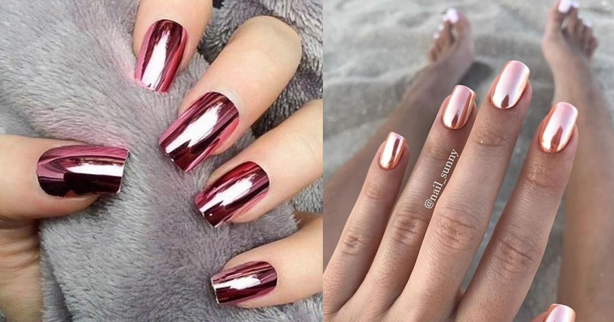 84 Eye-Catching Chrome Nails You Will Love