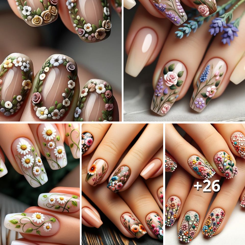 Flower Nails: Blooming Beauty on Your Fingertips