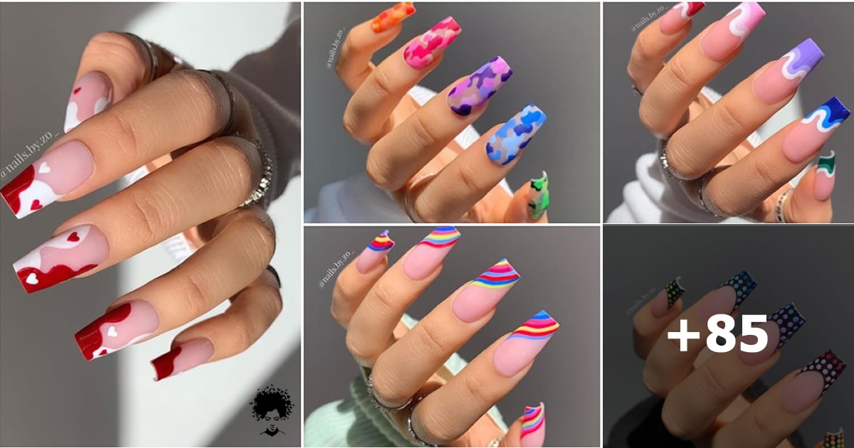 80+ Cool Ideas of 【Colored Nails】 Manicure 💅 【The Best of 2022】