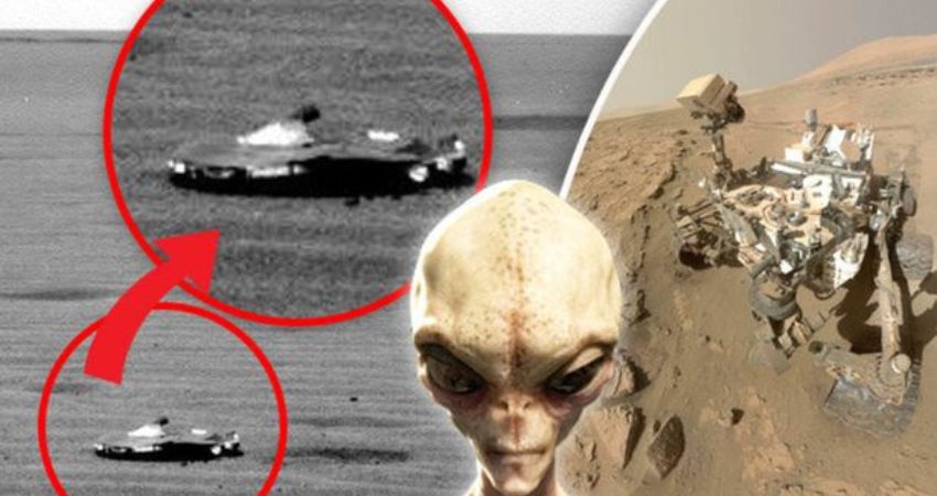 Mars Rover Captures the Sharpest Image of an ‘Alien UFO’ Yet, Spark­ing a Storm of Online Theories and Speculation!