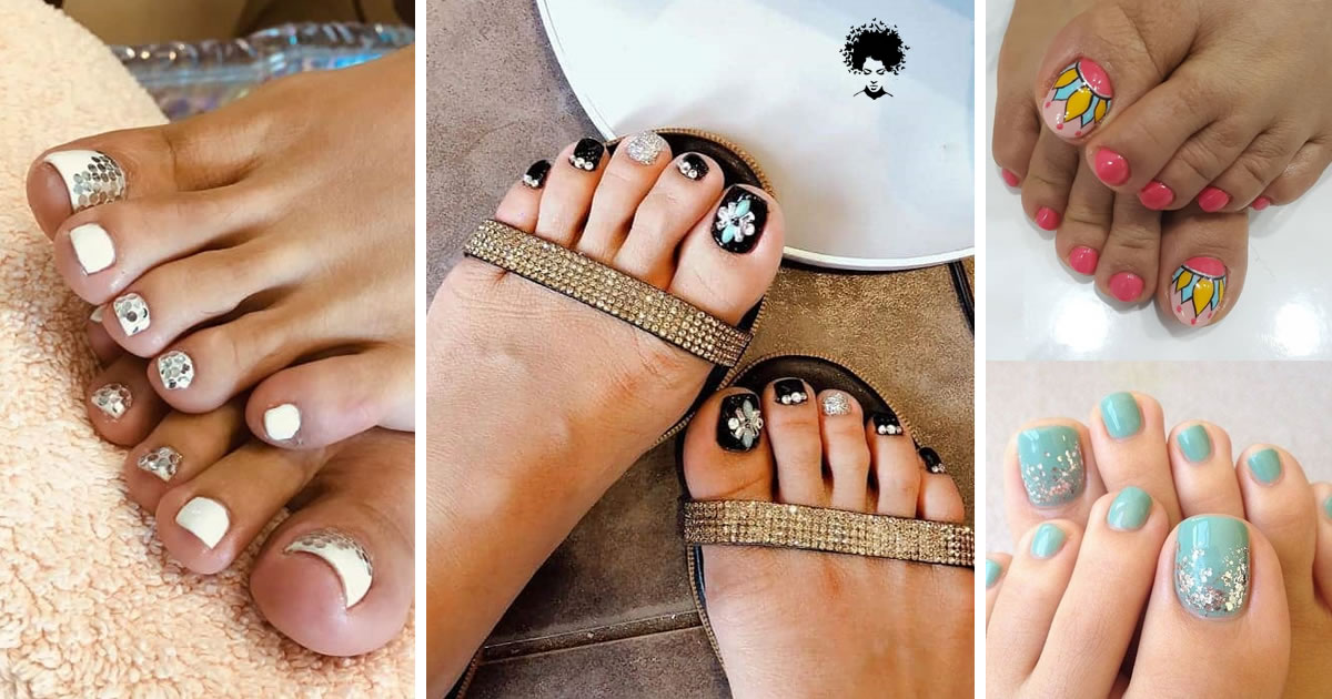 89 Fashionable Toe Nail Designs To Try In 2022