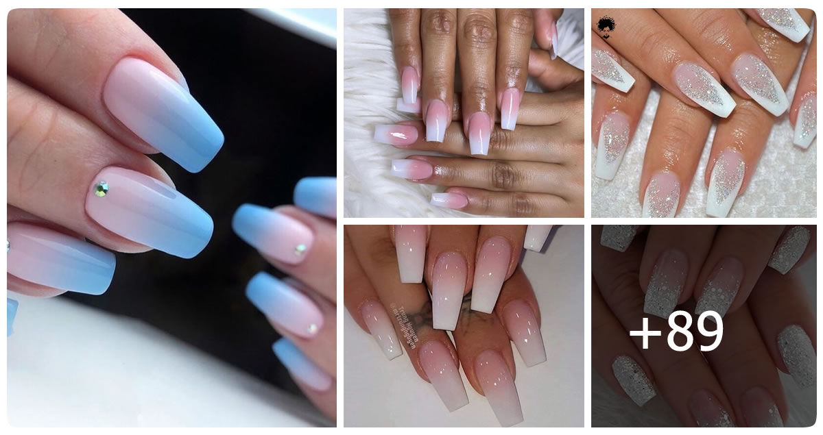 89 Gorgeous White Ombre Nail Art Designs You Need to Try Now!