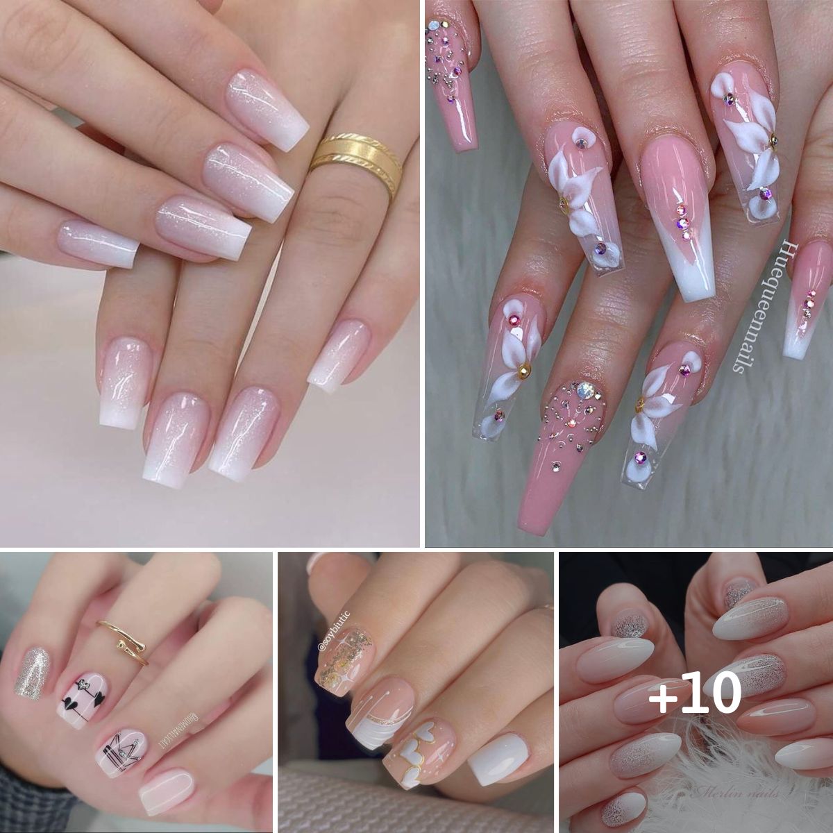 Top 15 Mind-Blowing Bridal Wedding Nails’ Art Design Ideas For The Bride-To-Be