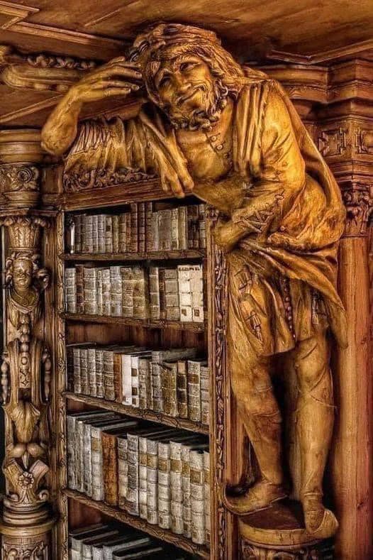 A Bookshelf in Waldsᴀssen Abbey Houses Treasures of Bavarian History