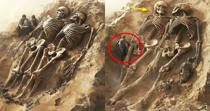 5,000-Year-Old Soil Yields Shocking Find: Two Giant 30-Foot-Tall Bodies Unearthed In Egypt