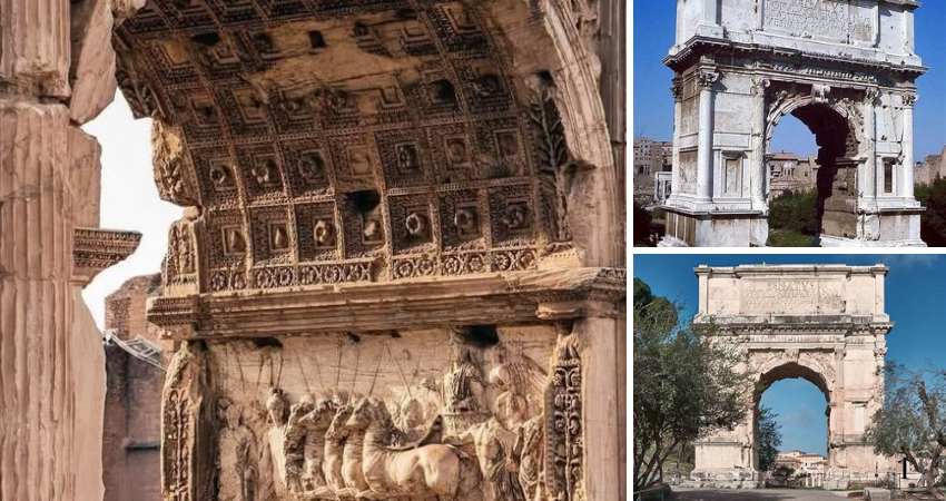 There is a relief in the Arch of тιтus of the Roman Soldiers carting off the Lampstand and other treasures of the great Temple in Jerusalem.