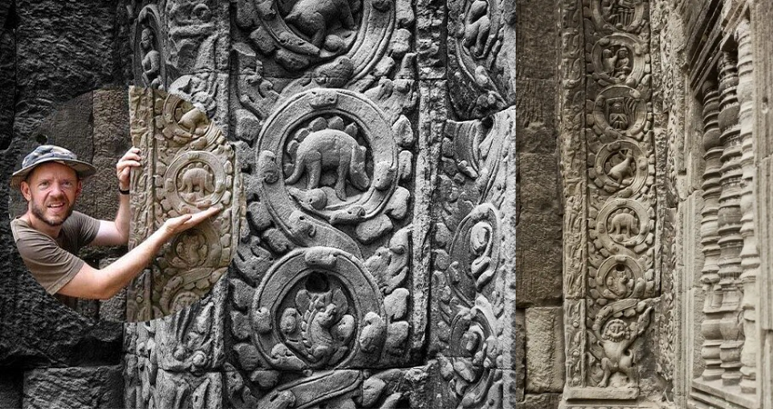 In late 12th Century AD, King Jayavarman VII initiated the building of Ta Prohm, situated near Angkor Wat – Cambodia