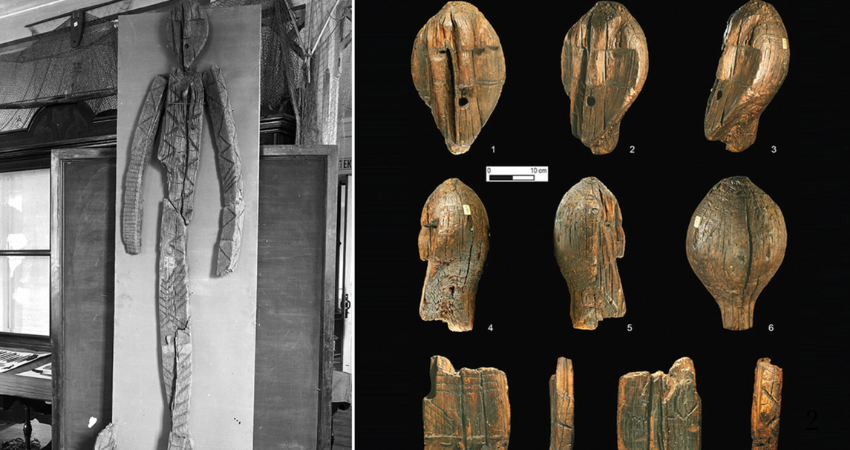 This Strange, tall, humanoid wooden figure found in Russia in 1890 is Twice as Old as Egyptian Pyramids. It is 11,500 years old.