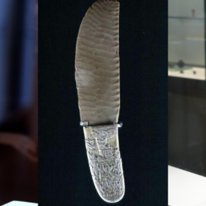 The Gebel el-Arak Knife (also known as Jebel el-Arak Knife) is a remarkable artifact from the Naqada II period of Egyptian prehistory (around 3500—3200 BC),