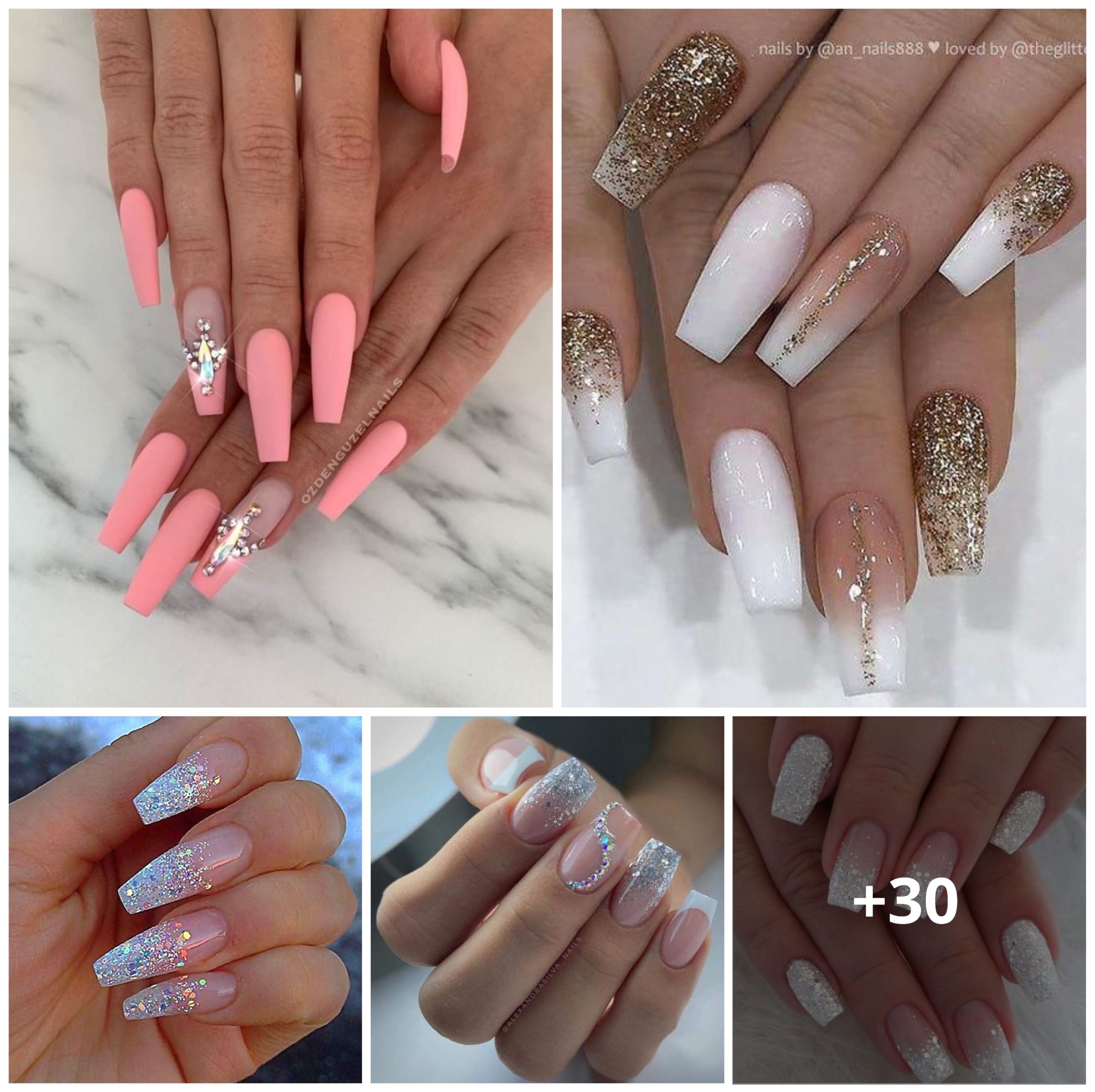 BEAUTIFUL DANCER NAILS 【+ 30 Images of Ballerina Nails】🩰💅🩰