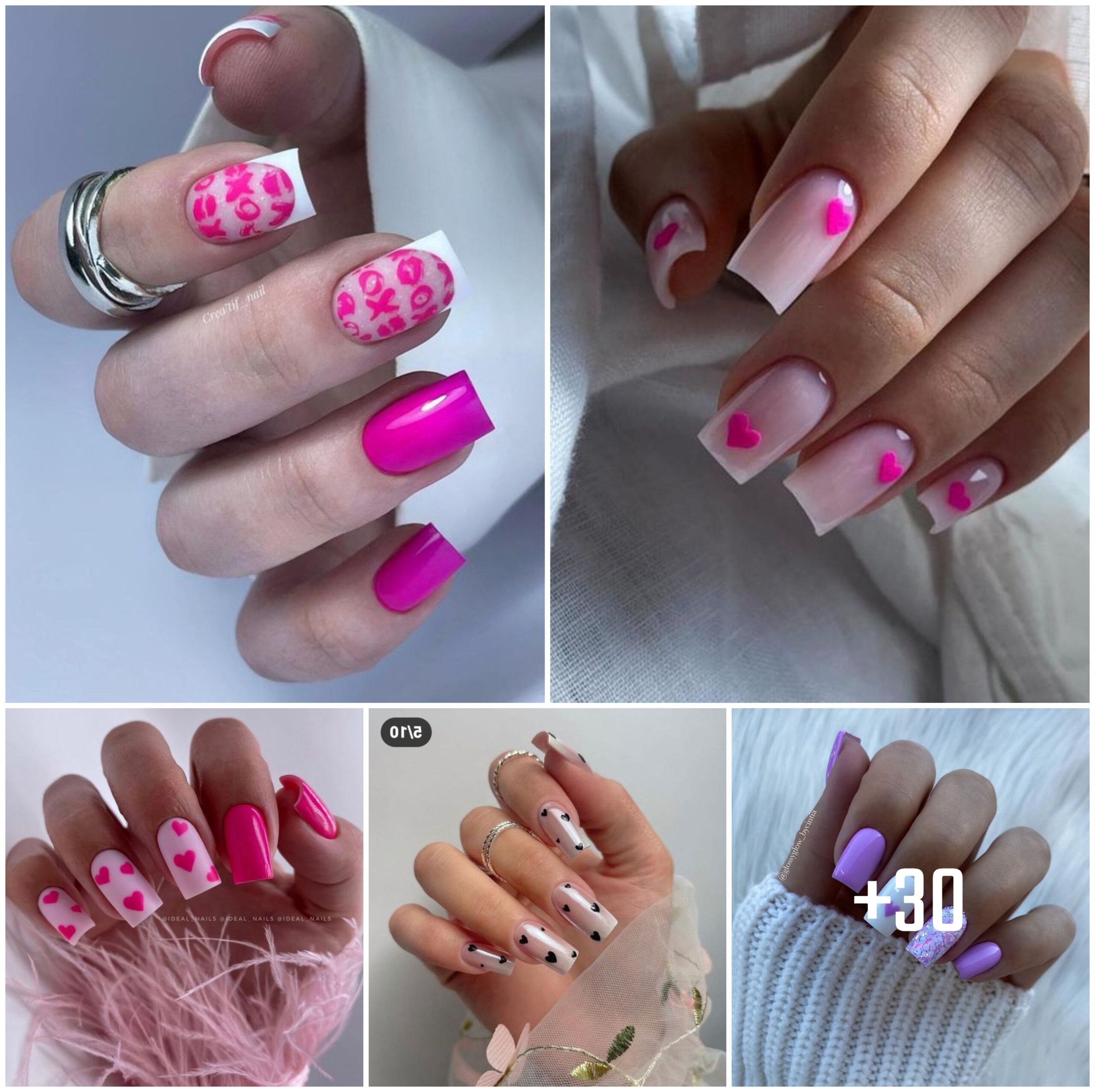 Minimalist Love: Lovely Brief Nail Inspirations for a Refined Valentine’s Day 2024