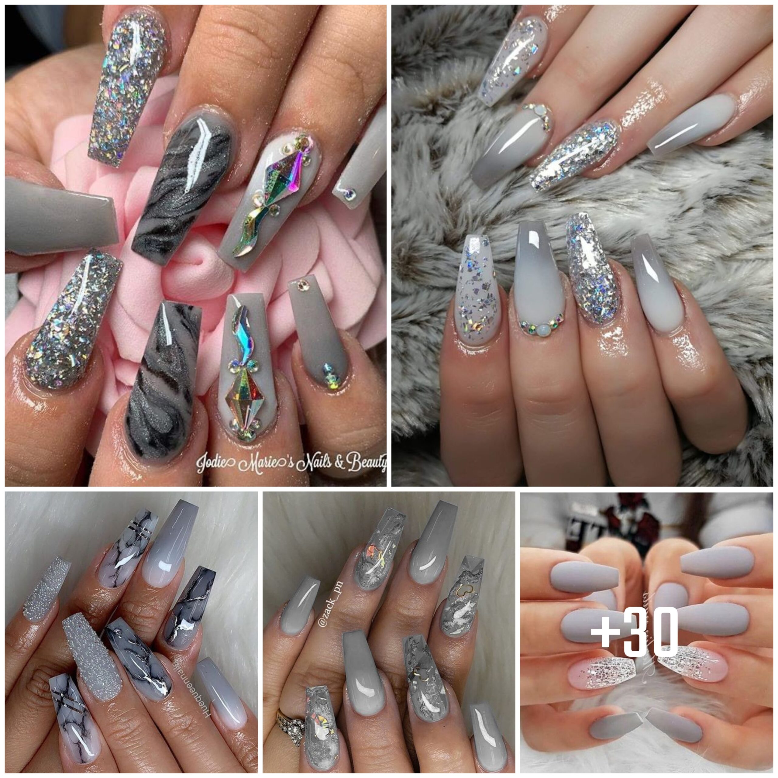 Embrace Elegance: Grey Nail Inspiration for a Sophisticated Look