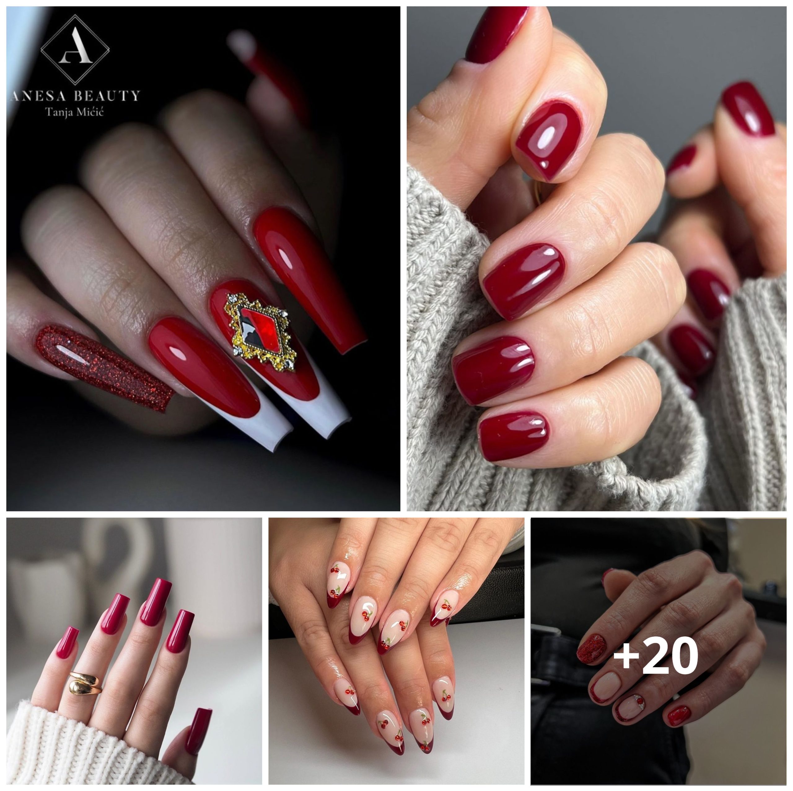 Cherry Red Nails 21 Ideas: Bold, Elegant, and Versatile