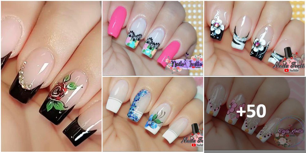 FLOWERS FOR NAILS【+50 Beautiful Painted Designs】💅❣️ 【The Best of 2022】