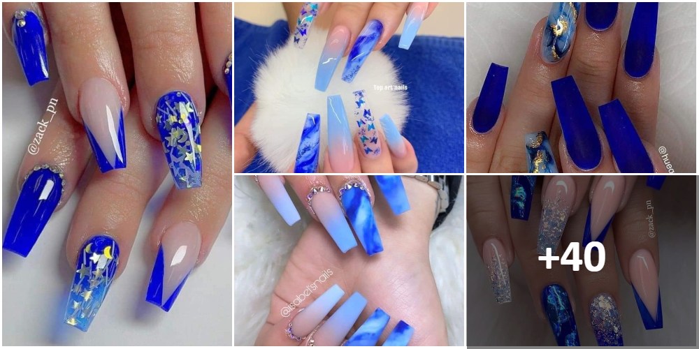 39 Mejores Ideas para【Uñas Nails】Acrilicas Color Azul 💅💙