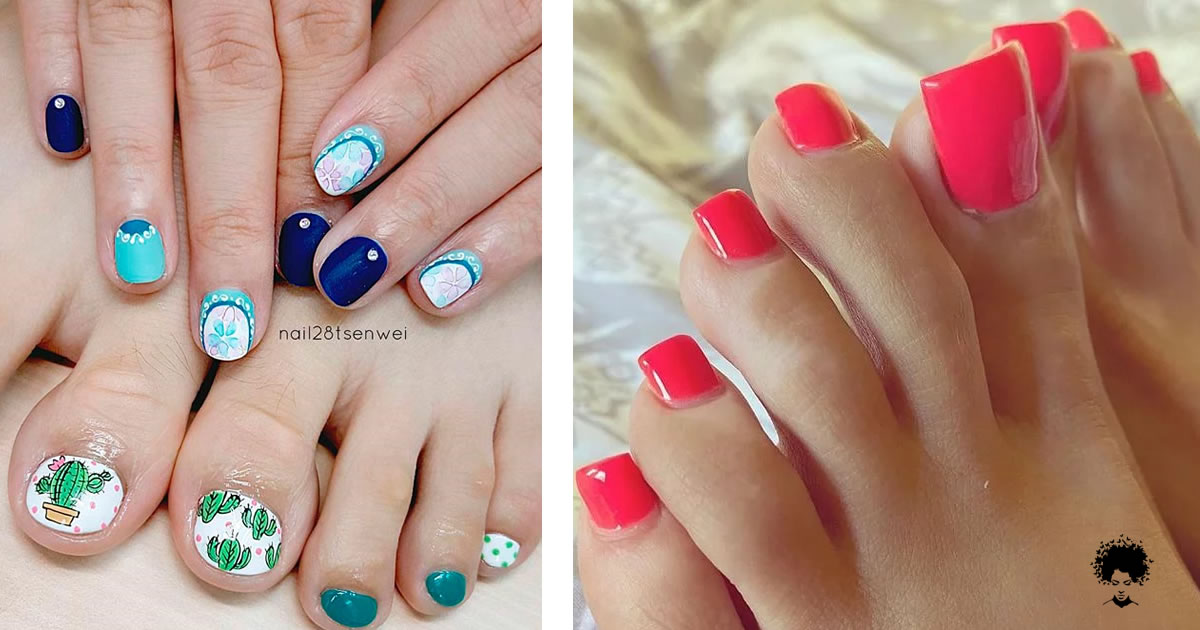 106 Cute Summer Toenail Designs to Try in 2022