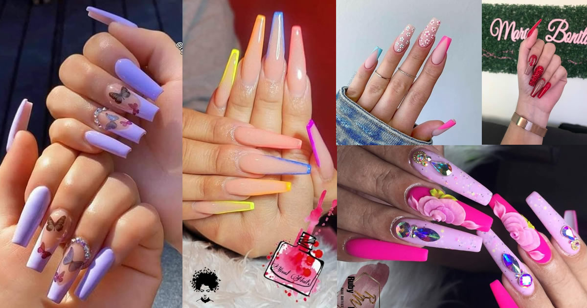 80 Long Nail Art Designs for Long Nail Lovers