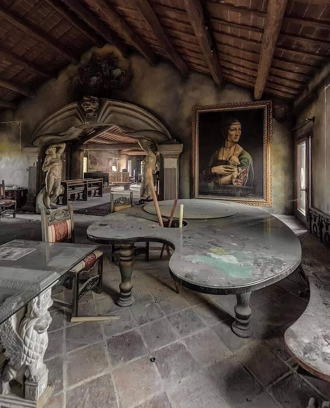 What Remains Inside Abandoned Art Studios in Italy