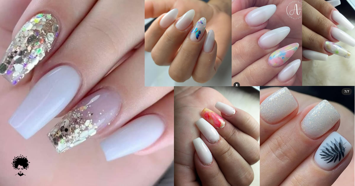 Top 84 Nail Arts Designs That Carry The Nobility Of White Color