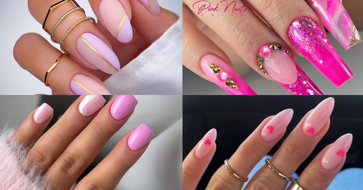 162 Pink Nail Design Ideas for 2022