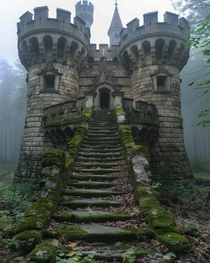 The Crumbling Walls of Castle Frankenstein in Germany