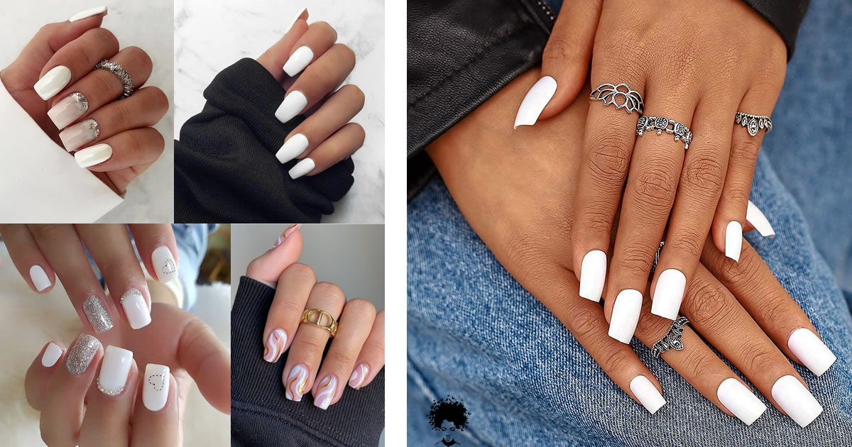 Short White Nails To Enhance Your Look